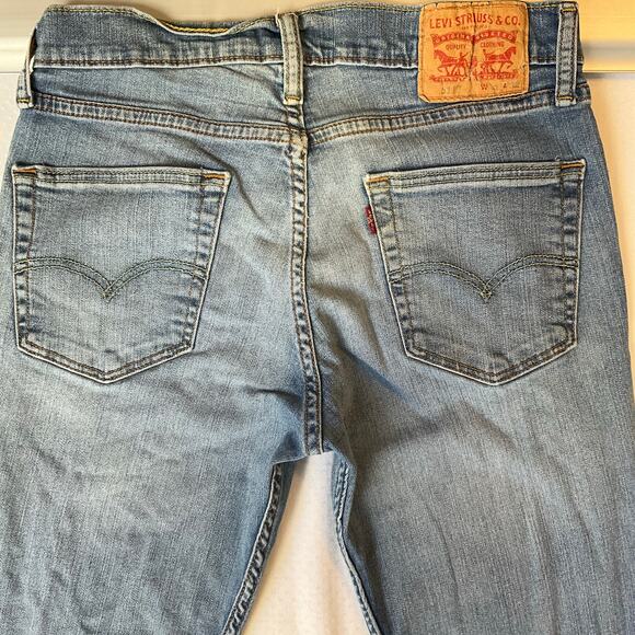 Levi’s Women Jeans 511 size W31 L32 Blue High Rise Slim Straight Leg Boot Cut - Picture 11 of 12